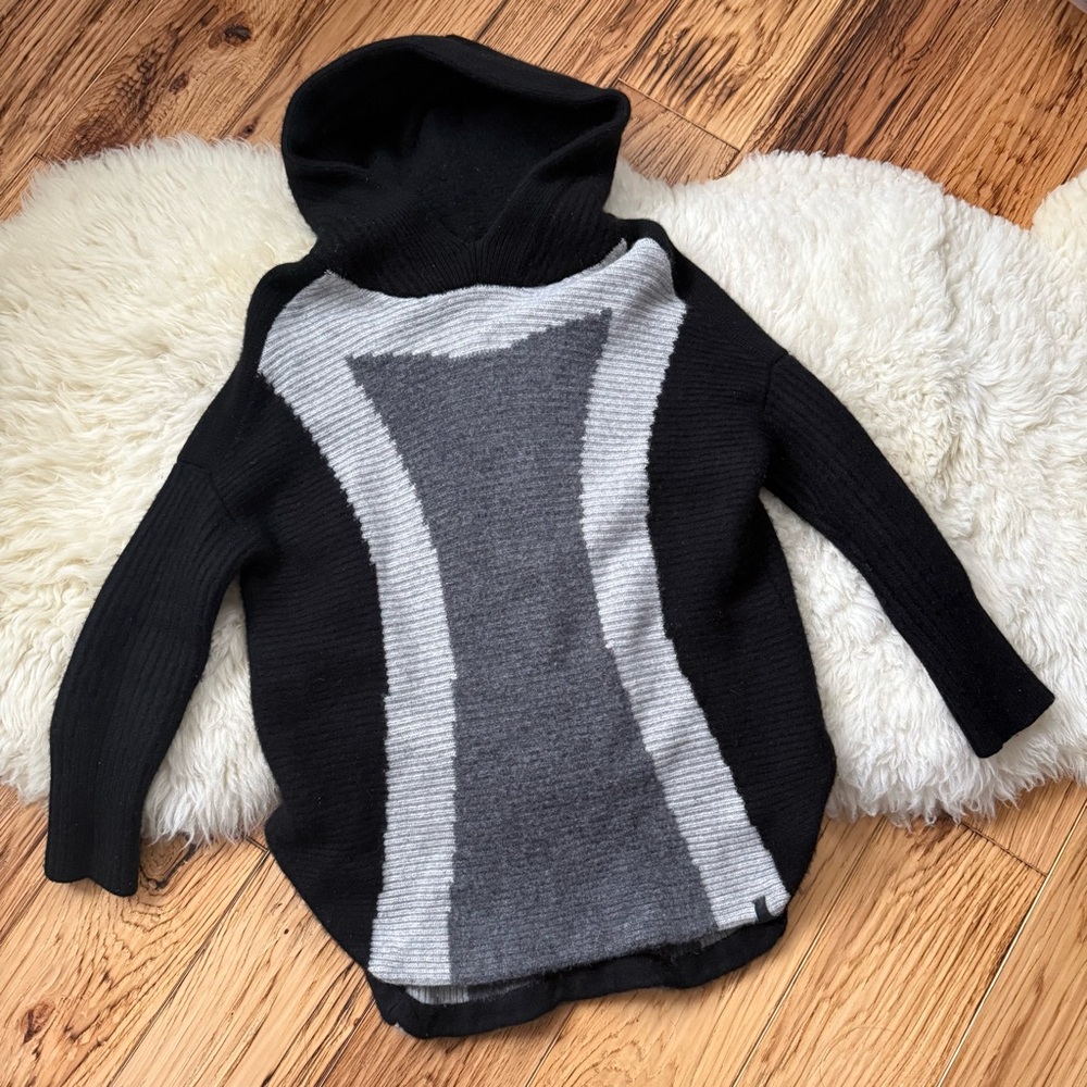 Kit and Ace Cashmere Super Chunky Hooded Jumper Sweater XS/S